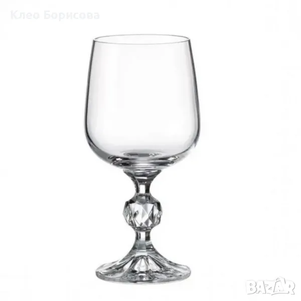 Комплект от 6 броя чаши за бяло вино Bohemia Sterna, 230 мл, снимка 1