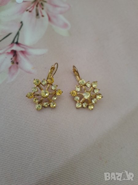 Обеци с камъчета, снимка 1