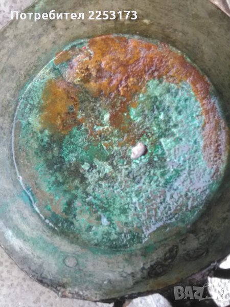 Много стар меден тиган, снимка 1