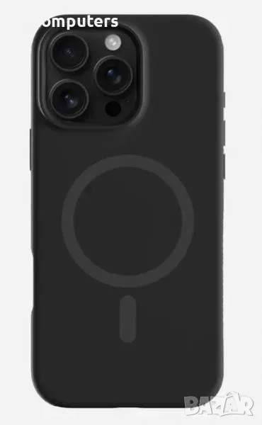 Калъф Liquid Silica MagSafe за iPhone 16 Plus 6.7 / Черен / + Протектор Баркод : 3131543, снимка 1