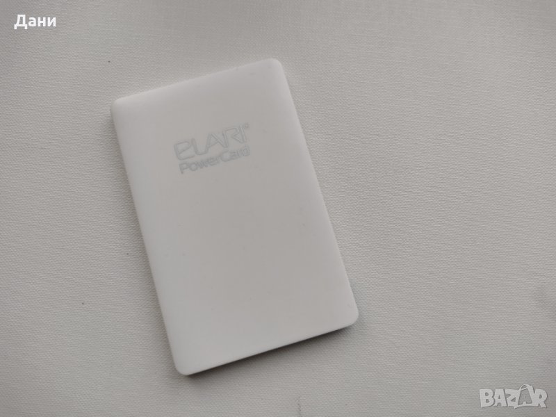Elari PowerCard 2500 mAh бяла, снимка 1