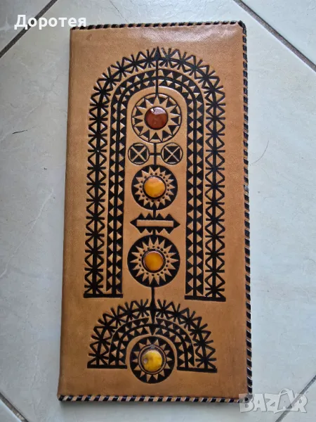 Стар кожен тефтер, снимка 1