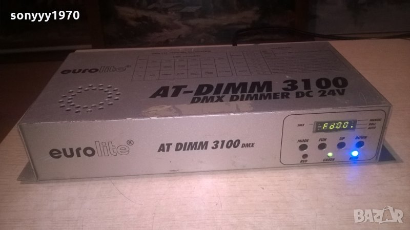EUROLITE AT-DIMM 3100 DMX DIMMER DC 24V-ВНОС ШВЕИЦАРИЯ, снимка 1