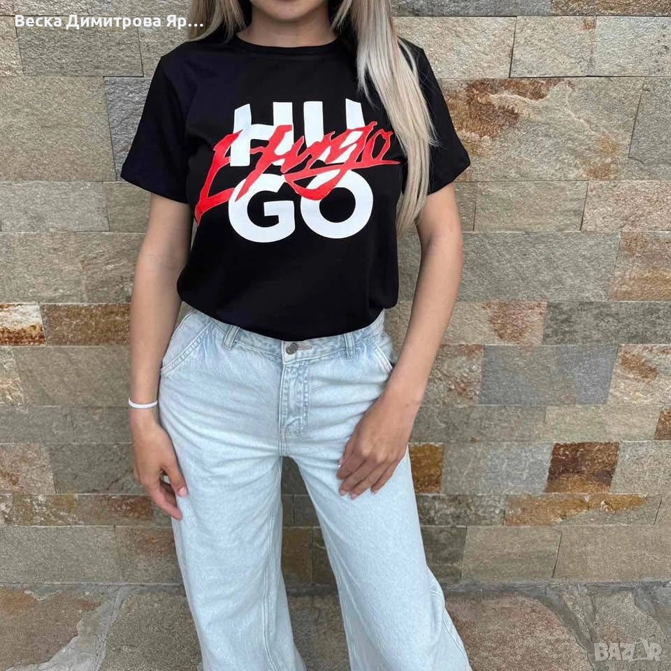 Дамски тениски Памук Права кройка, снимка 1