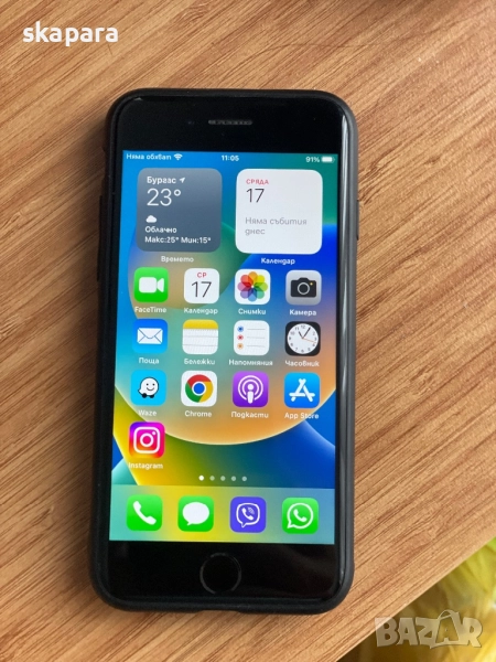 Продава се iPhone 8 – Черна класика, батерия 100%! , снимка 1
