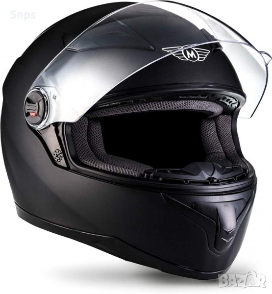 Каска за Скутер Cruiser, черен мат, M (57-58cm), снимка 1