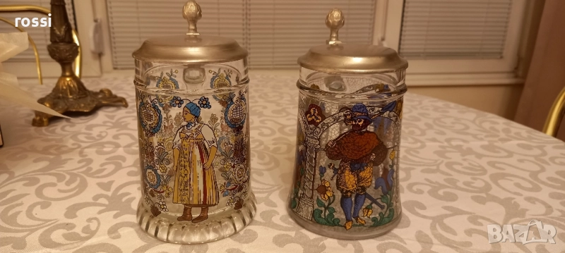 Vintage. Нови. BMF. Рисувани немски халби 0,5 л. Халба., снимка 1