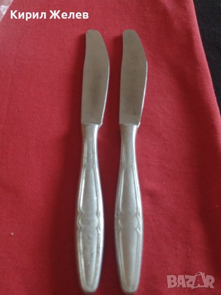 Два стари ножа соц производство за ресторанти перфектно състояние за КОЛЕКЦИЯ ДЕКОРАЦИЯ 22382, снимка 1