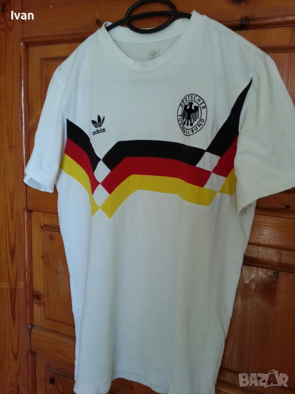 Винтидж футболна тениска Adidas Deutschland , снимка 1