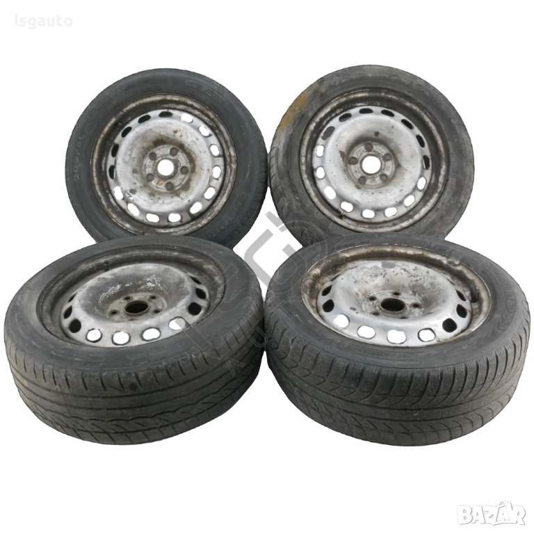 Стоманени джанти 5x112 с гуми R16 Seat Altea 2004-2010 ID: 154388, снимка 1