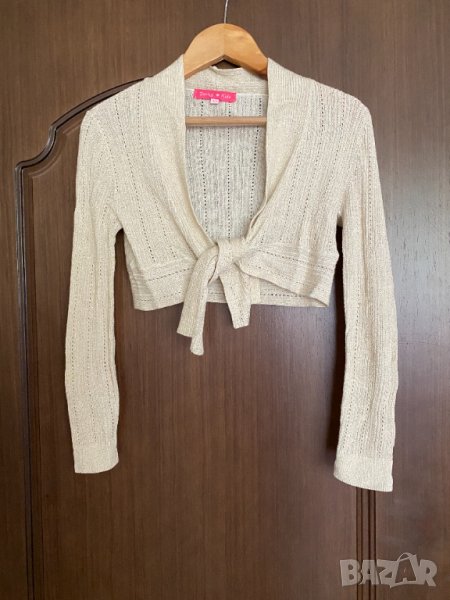 Детска къса жилетка/болеро за момиче за 6/8 години, снимка 1