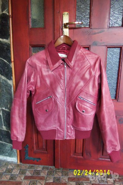 Дамско яке от естествена кожа, снимка 1