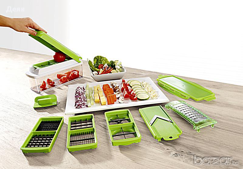 Кухненско ренде NICER DICER PLUS, Зелено, снимка 1