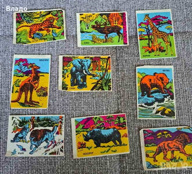 Стари картинки от дъвки , снимка 1