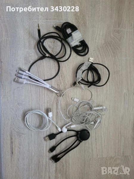 кабели за ipfone  всичко 15 лв, снимка 1