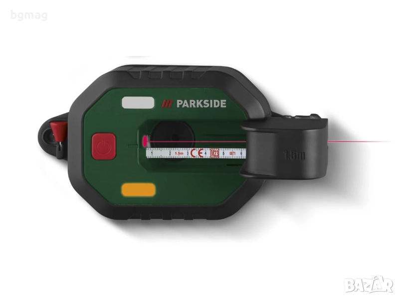 PARKSIDE PLLM 10 A1 лазерен нивелир с ролетка за прецизно подравняване, снимка 1