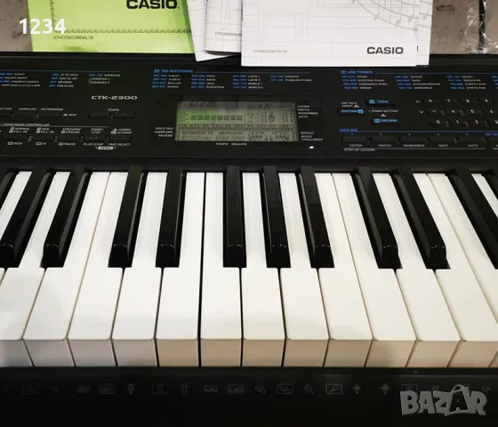 синтезатор клавир CASIO CTK-2300 пиано с 5 октави плътни клавиши и USB, снимка 7 - Синтезатори - 48952821