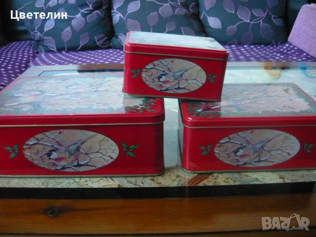 Метални кутии 3 в 1 - за колекция, снимка 4 - Декорация за дома - 38659660