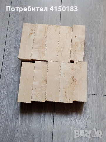 10 броя заготовки дръжки за ножове от Бреза 4 лв броя 