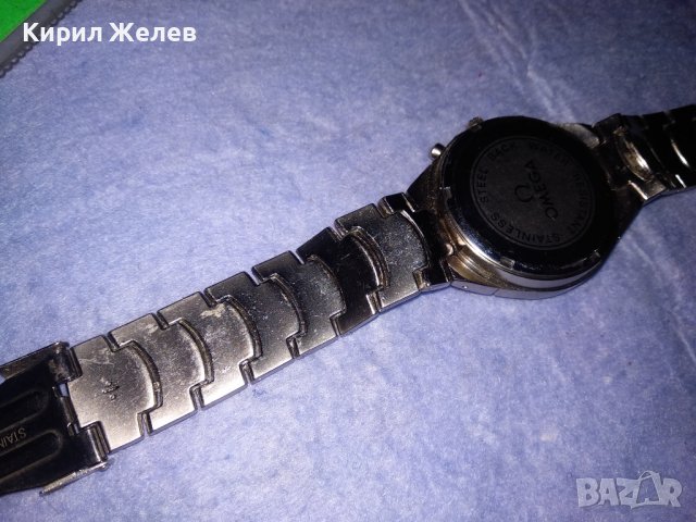 OMEGA PROFESSIONAL 200 METERS СТИЛЕН КВАРЦОВ ЧАСОВНИК КРАСИВА РЕПЛИКА на ОМЕГА с ВЕРИЖКА 37142, снимка 12 - Мъжки - 40443777