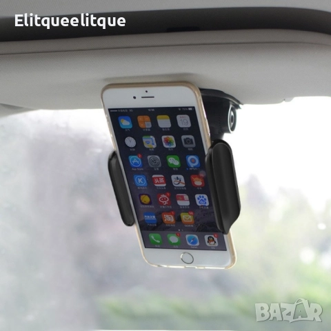 Стойка за мобилни устройства за автомобил, която се поставя върху сенника ST18, снимка 9 - Друга електроника - 52185408