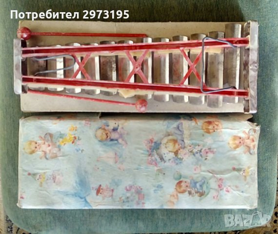 стар детски ксилофон, снимка 3 - Антикварни и старинни предмети - 43803799