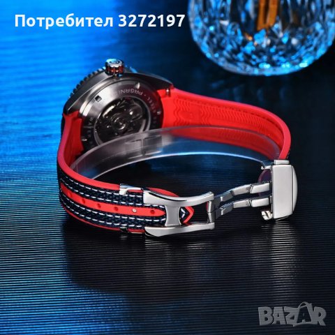 PAGANI DESIGN автоматичен часовник SEIKO NH35,сапфир,неръждаема стомана,водоустойчив,дата,безел, снимка 6 - Мъжки - 43210849