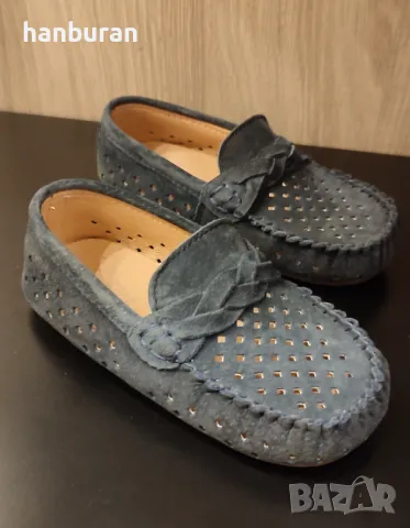 Детски летни , велурени мокасини, снимка 6 - Детски обувки - 49526171