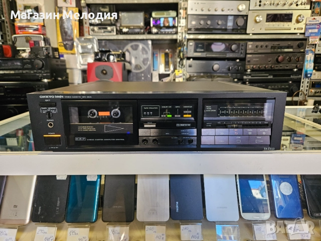 Триглав касетен дек ONKYO Integra TA-2350 В отлично техническо и визуално състояние., снимка 9 - Декове - 52488384