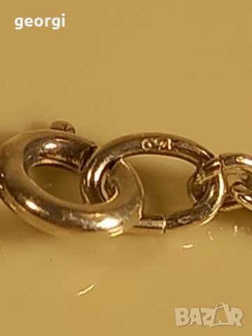 сребърно колие с тигрово око, снимка 2 - Колиета, медальони, синджири - 43700721