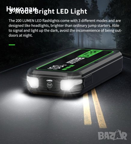 Много мощен Jump starter UTRAI  Jstar8 3000A, снимка 15 - Други инструменти - 43034158