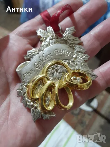 Орнамент посребрен и позлата 