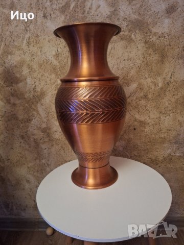 Медна анфора ваза, снимка 2 - Вази - 44103027
