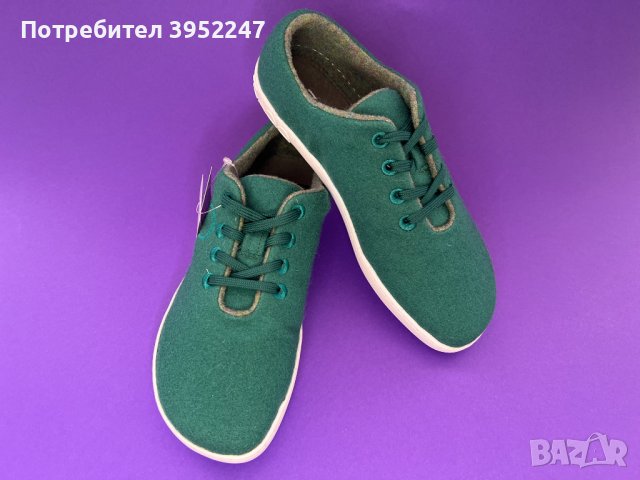 Боси обувки ZAQQ LIQE Green мерино вълна, размер 40 ПРОМО, снимка 3 - Дамски ежедневни обувки - 43833138