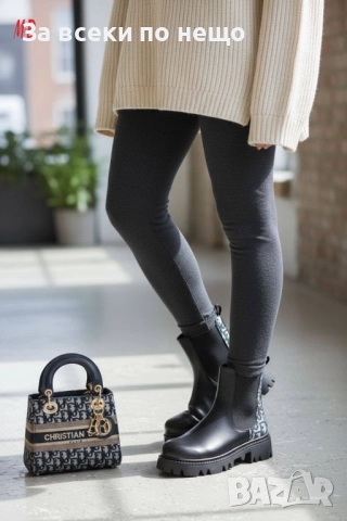 Christian Dior Дамски Черни Боти Кристиян Диор Код SK384