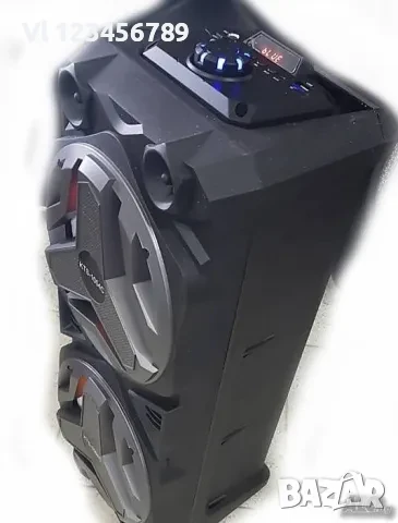 2х6” Двойна караоке активна тонколона с микрофон: KTС 1054, снимка 2 - Bluetooth тонколони - 50826171