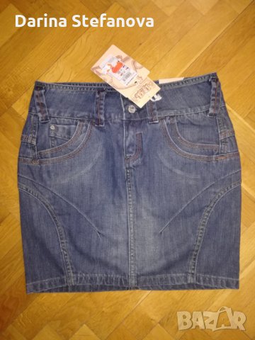 Kenvelo-Нова дънкена пола-Уникален модел, снимка 3 - Поли - 27622507