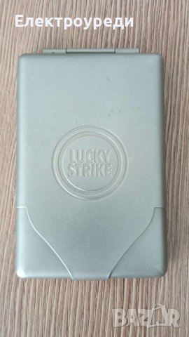 Табакера Lucky Strike с метална с магнитно закопчаване  slim, снимка 1 - Табакери - 43702933