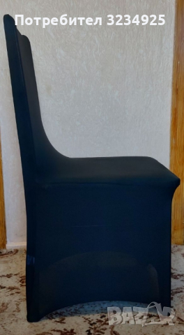 Универсален черен калъф за стол , снимка 6 - Декорация - 44894740