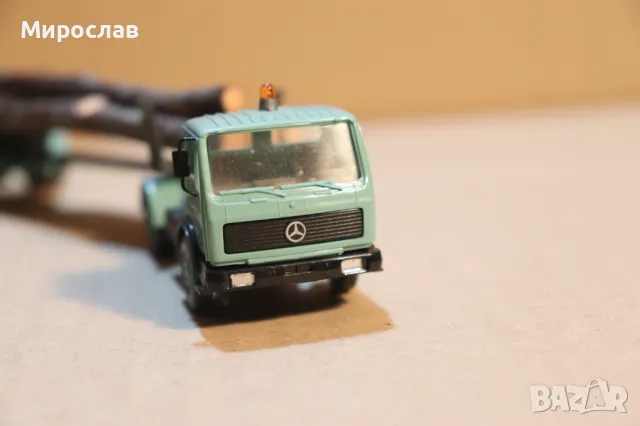WIKING 1:87 H0 MERCEDES BENZ КОЛИЧКА МОДЕЛ КАМИОН ТИР, снимка 4 - Колекции - 49742387