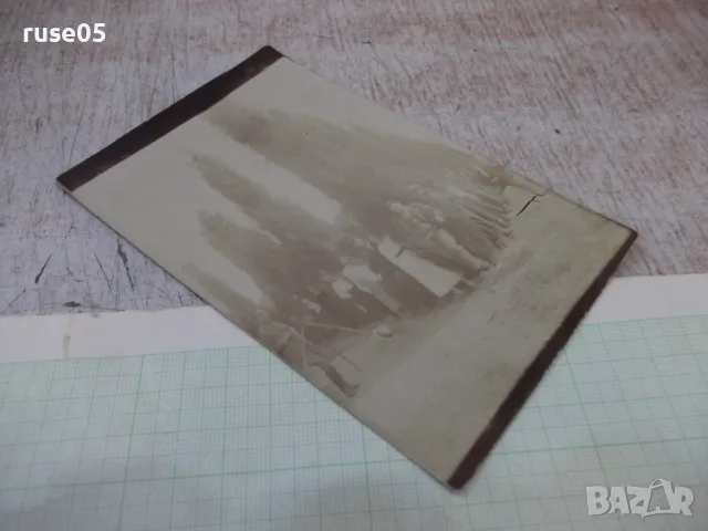 Снимка стара на група пред дърветата, снимка 3 - Колекции - 48004686