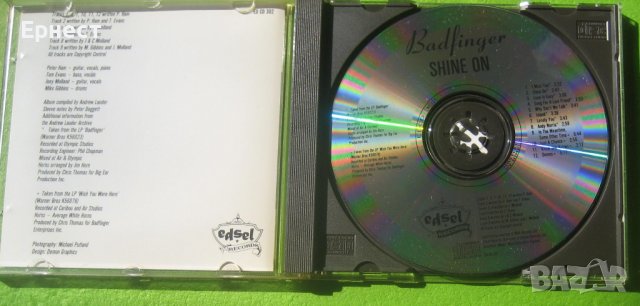 Пауър поп поп рок Badfinger – Shine On CD, снимка 2 - CD дискове - 37071258