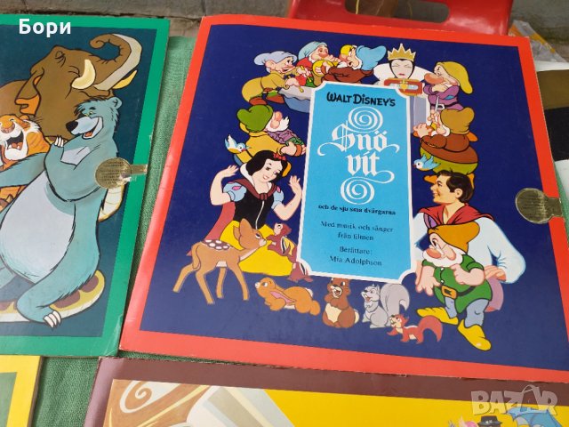 Плочи с книжка оригинал 1972г Walt Disney Уолт Дисни, снимка 8 - Приказки за слушане - 33420388