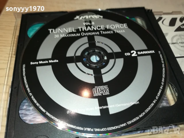 TUNNEL TRANCE FORCE X2CD 1008251228, снимка 9 - CD дискове - 51315671