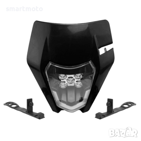 Маска с фар KTM EXC/XC-W EXCF - 07-20 Година ЛЕД LED маска за KTM, снимка 4 - Аксесоари и консумативи - 44905291