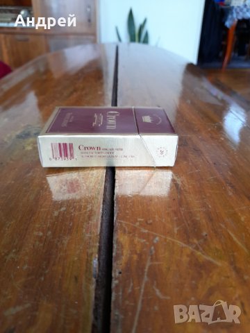 Стара кутия от цигари Crown, снимка 4 - Други ценни предмети - 33221172