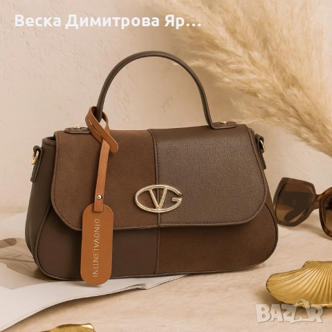 Модерна дамска чанта с елегантен дизайн и удобство, снимка 4 - Чанти - 51609802