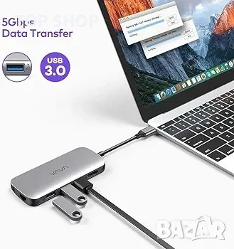 VAVA 9-в-1 USB C хъб адаптер с Pd захранване, снимка 3 - Друга електроника - 48735131