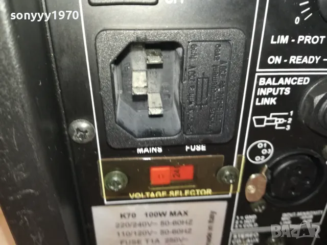 DB K70 ACTIVE SPEAKER-220V MADE IN ITALY-ВНОС SWISS 0801251539, снимка 18 - Тонколони - 48601154