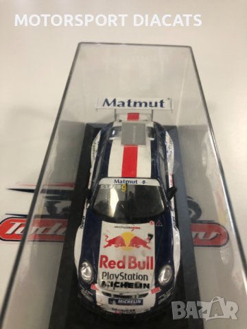 Колекционерски модел метална количка MINICHAMPS PORSCHE 911 S.LOEB НОВ, снимка 6 - Колекции - 38657522
